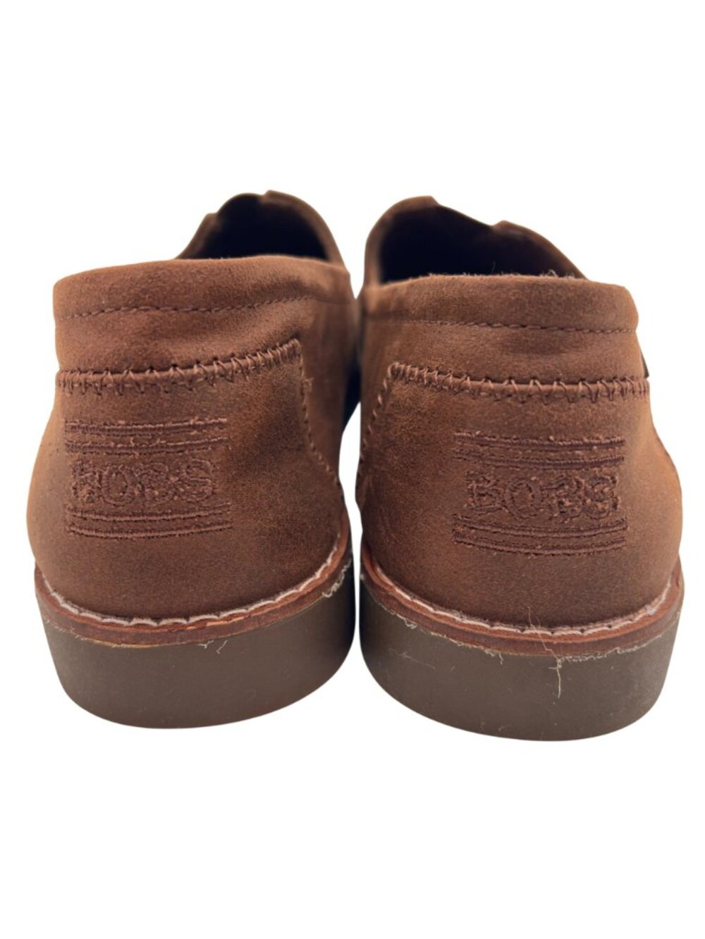 BOBS From Skechers Brown Memory Foam Slip-On Shoes Womens Size 8 With Faux Fur - Picture 9 of 15
